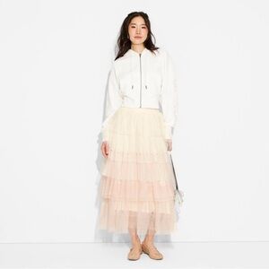 WICKED WOMEN’S TULLE GRAPHIC SKIRT - BLUSH MULTI SIZES (NEW)
